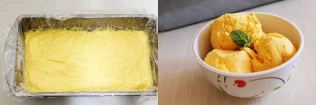 Mango Ice cream Recipe | How to make homemade mango ice cream