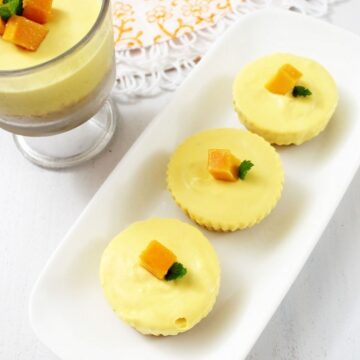 Eggless Mango Cheesecake Recipe | No bake, No gelatin Cheesecake