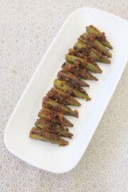 Bharli Bhendi Recipe | Maharashtrian style stuffed bhindi recipe