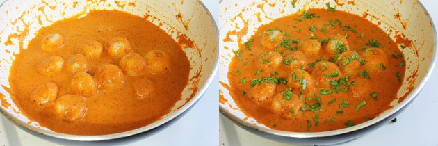 Dum aloo is ready to serve