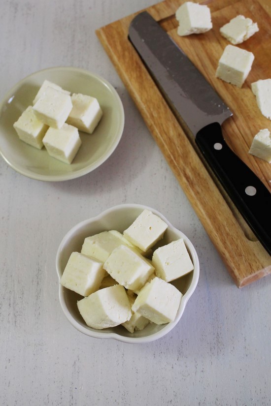 How To Make Paneer Paneer Cubes Homemade Paneer Recipe