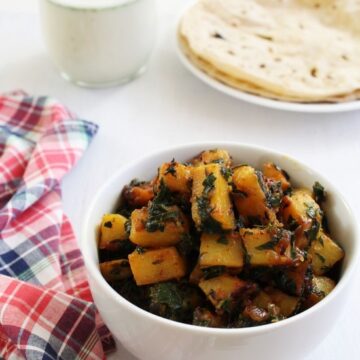 Aloo Methi Recipe | How to make punjabi aloo methi subzi