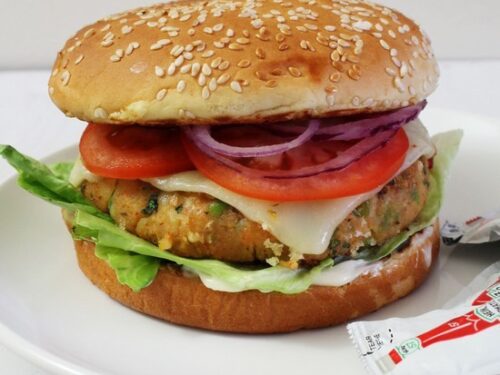 Aloo Tikki Burger Recipe Aloo Tikki Burger Recipe