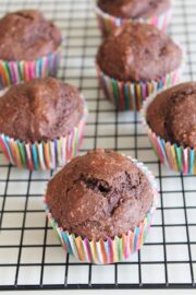 Eggless chocolate banana muffins recipe | Eggless muffins recipe