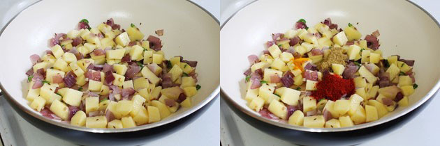 Aloo Palak ki Subzi Recipe | Dry spicy aloo palak recipe