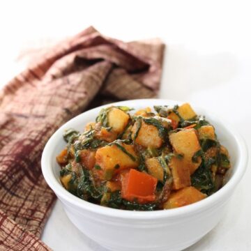 Aloo Palak Sabzi Recipe | How to make dry aloo palak recipe