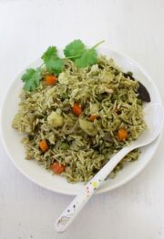 Coriander Rice Recipe | How to make Cilantro rice recipe