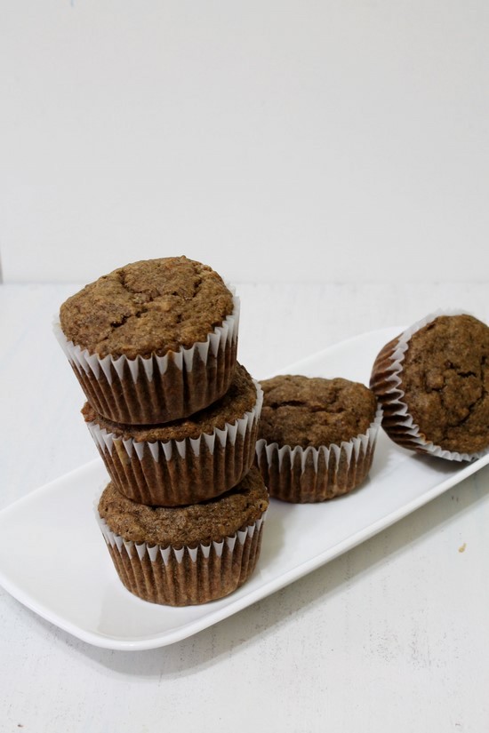 Eggless Buckwheat Banana Muffins Recipe | Muffins for fasting, vrat