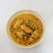Bhaat na rasawala muthia recipe | Gujarati rasiya muthia recipe