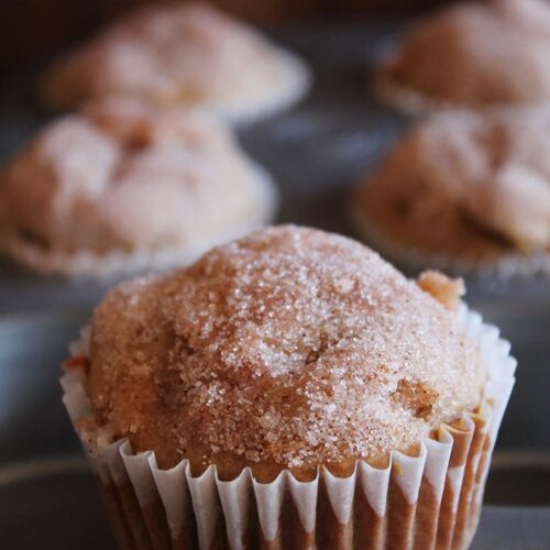 Eggless Apple Cinnamon Muffin Recipe | Eggless muffins recipe