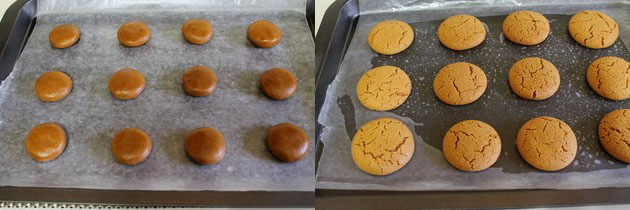 Eggless Ginger Cookies Recipe | Chewy Ginger Molasses Cookies