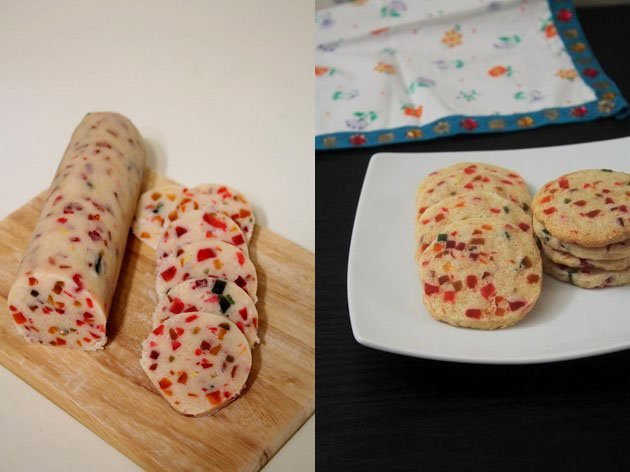 Eggless Tutti Frutti Cookies Recipe | Christmas Baking Recipe