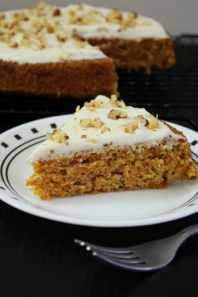 Eggless Carrot Cake Recipe | Best Carrot Cake with Cream Cheese Frosting