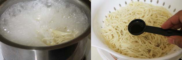 boiling noodles