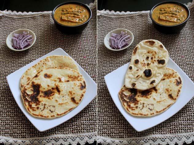 Naan Recipe | Homemade Naan Recipe | Naan Recipe on stove top and oven