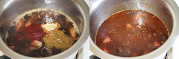 adding spice powders