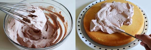 chocolate whipped cream frosting for vanilla cake