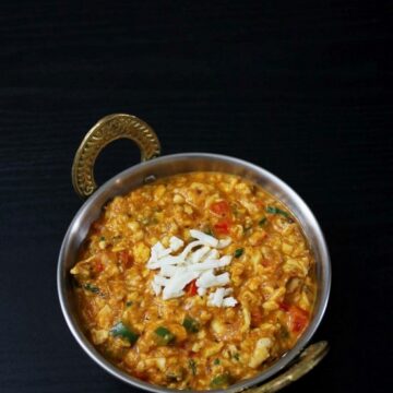 Paneer Bhurji Gravy Recipe | How to make Paneer Bhurji Curry