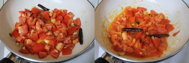 cooking tomatoes till soft