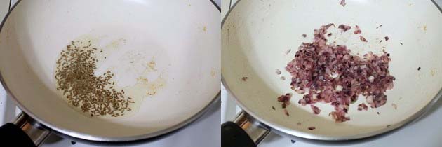 saute chopped onions