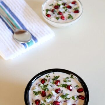 Pomegranate Raita Recipe | How to make pomegranate raita