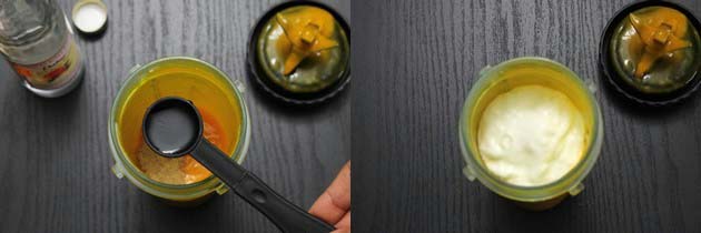 add yogurt to the mixer