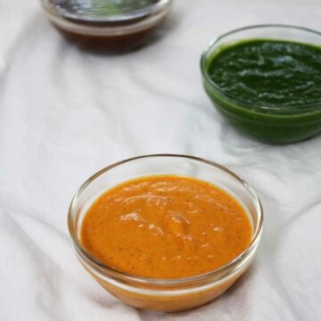 Red Garlic Chutney for Chaat Recipes | Spicy Garlic chutney recipe