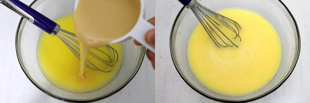 adding condensed milk