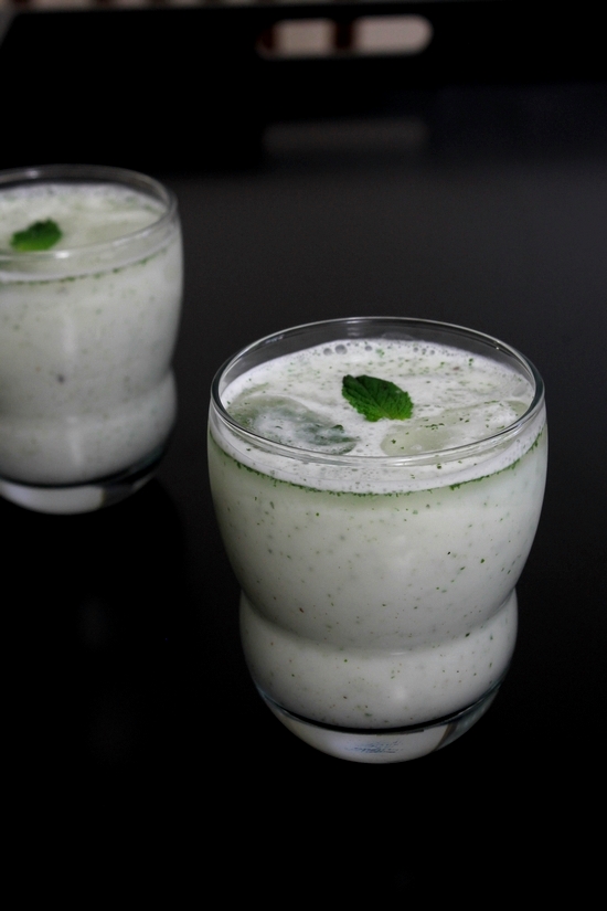 Pudina chaas recipe | Mint chaas recipe | How to make chaas