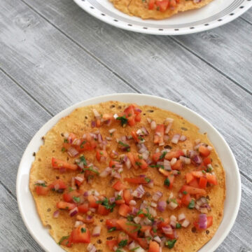 Masala papad recipe | How to make masala papad on tawa