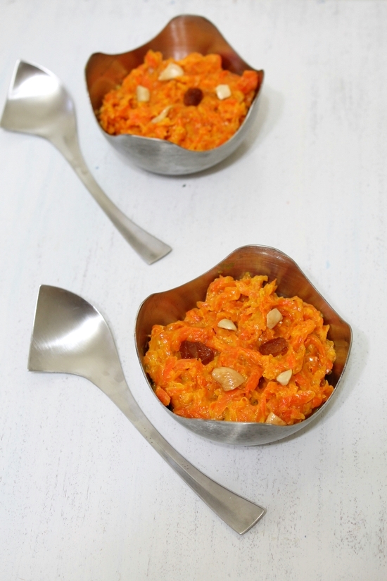 carrot halwa with condensed milk