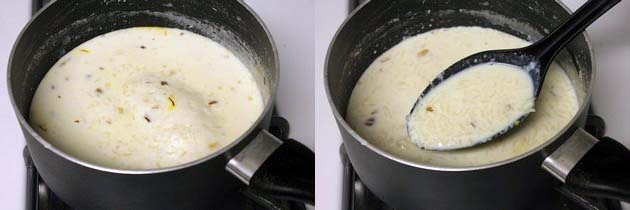 checking the kheer consistency