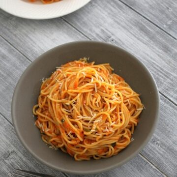Roasted red pepper pasta recipe | Easy pasta recipes