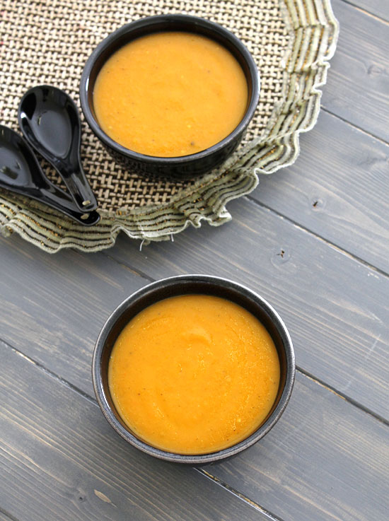 How to make carrot tomato soup