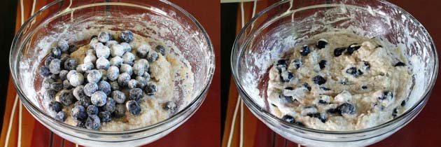 Eggless Blueberry Muffins Recipe | Easy streusel muffins recipe