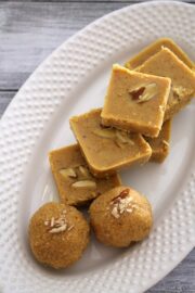 Magaj Recipe | Gujarati Magas recipe | Besan burfi recipe