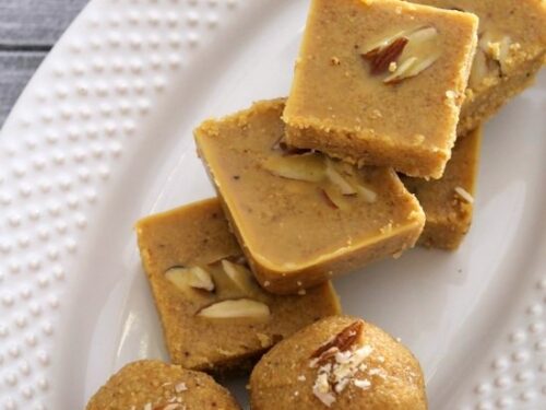 Magaj Recipe Gujarati Magas Recipe Magas Ladoo Besan Burfi Recipe