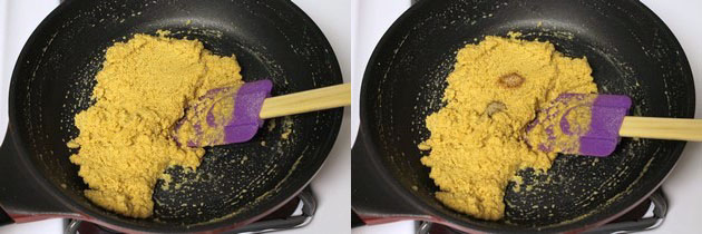 mixing sugar and adding flavors