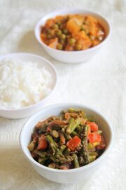 Asparagus Subzi Recipe | Indian style asparagus curry recipe