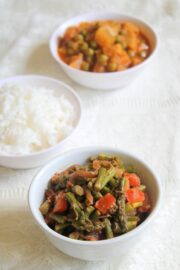 Asparagus Subzi Recipe | Indian style asparagus curry recipe