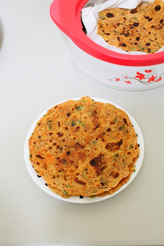  Potato green onion paratha recipe