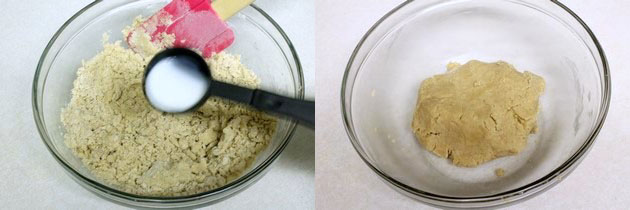 whole wheat nankhatai dough