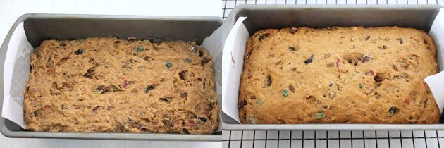 Eggless boiled fruit cake recipe | How to make boiled fruit cake