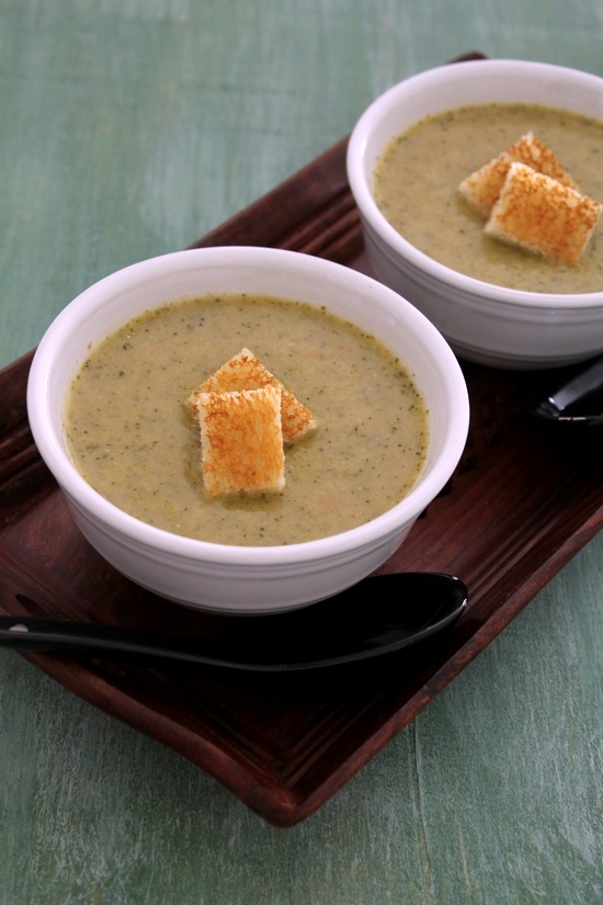 Broccoli soup recipe | Healthy broccoli soup | How to make broccoli soup