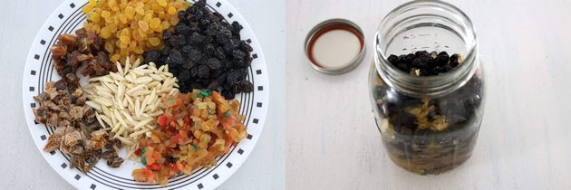 Eggless fruit cake recipe | How to make eggless christmas fruit cake