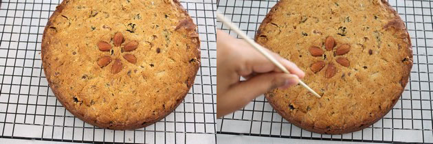 Eggless fruit cake recipe | How to make eggless christmas fruit cake