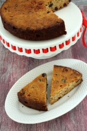Eggless fruit cake recipe | How to make eggless christmas fruit cake