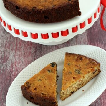Eggless fruit cake recipe | How to make eggless christmas fruit cake