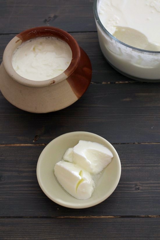 Homemade dahi (yogurt, curd)