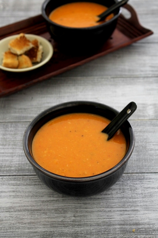 Tomato soup recipe, restaurant style | Homemade tomato soup